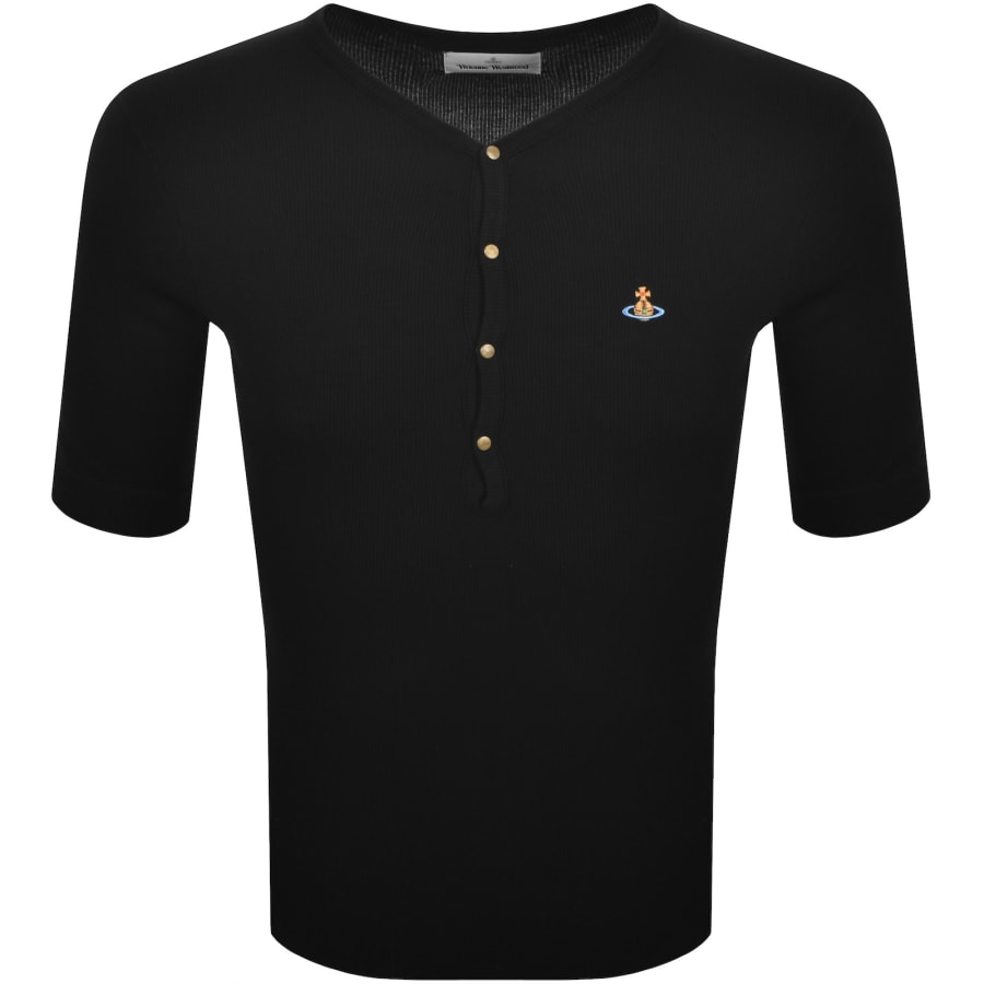 Vivienne Westwood Ribbed T Shirt Black | Mainline Menswear x